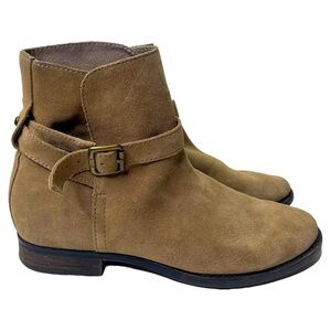 Sam Edelman Women’s Tan Suede Festival Ankle Boots
